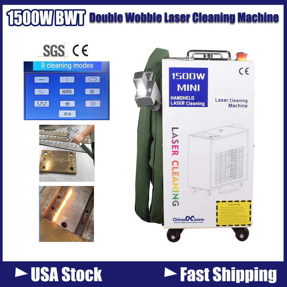 1500W Handheld Fiber Laser Cleaning For Rust Paint Removal Industrial Grade