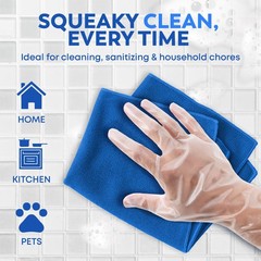 600 Pack Disposable Food Service Gloves, BPA & Latex-free Hdpe, Clear