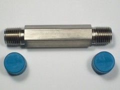 1 – Swagelok Stainless Steel 3″ Hex Pipe Nipple, 1/4″ Male NPT, SS-4-HLN-3.00