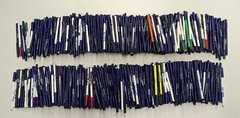 1000 Piece Wholesale Bulk Misprint Stick Pens Lot: Random Mixed Style/Ink Colors