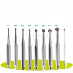 5pcs Dental Round Carbide Bur RA 1# -RA 8# for Slow Speed Latch Type Handpiece