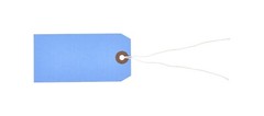 100 Blue Tags 4 3/4″ x 2 3/8″ Size 5 Inventory Shipping Hang Tag with String