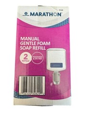 2 Pack of Marathon Manual Foam Soap Refill, 1000 mL (GP7671200). New In Box!