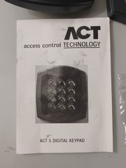 Lot Of 2 – ACT5 Stand Alone Digital Keypad Indoor/Outdoor Act 5 PLEASE READ