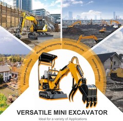 FREE SHIP&UNLOAD Mini Excavator 1Ton Excavator 13.5hp B&S Gas EPA Engine