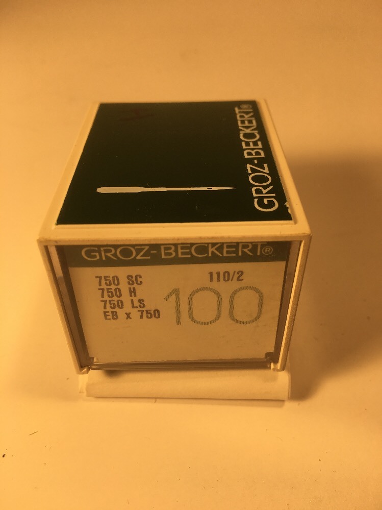 BOX OF 100 INDUSTRIAL SEWING NEEDLES 750SC SIZE 110/2 –FREE SHIPPING–