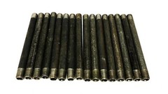 Unbranded Black Steel Threaded Pipe 1/4 inch x 6 inch [Lot of 16] NOS