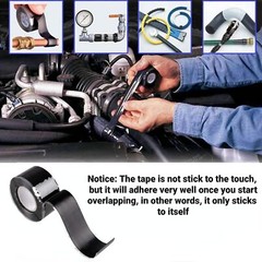 4 Rolls Self-Fusing Silicone Tape Rubber Insulating & Repair Tape Plumbing Tape
