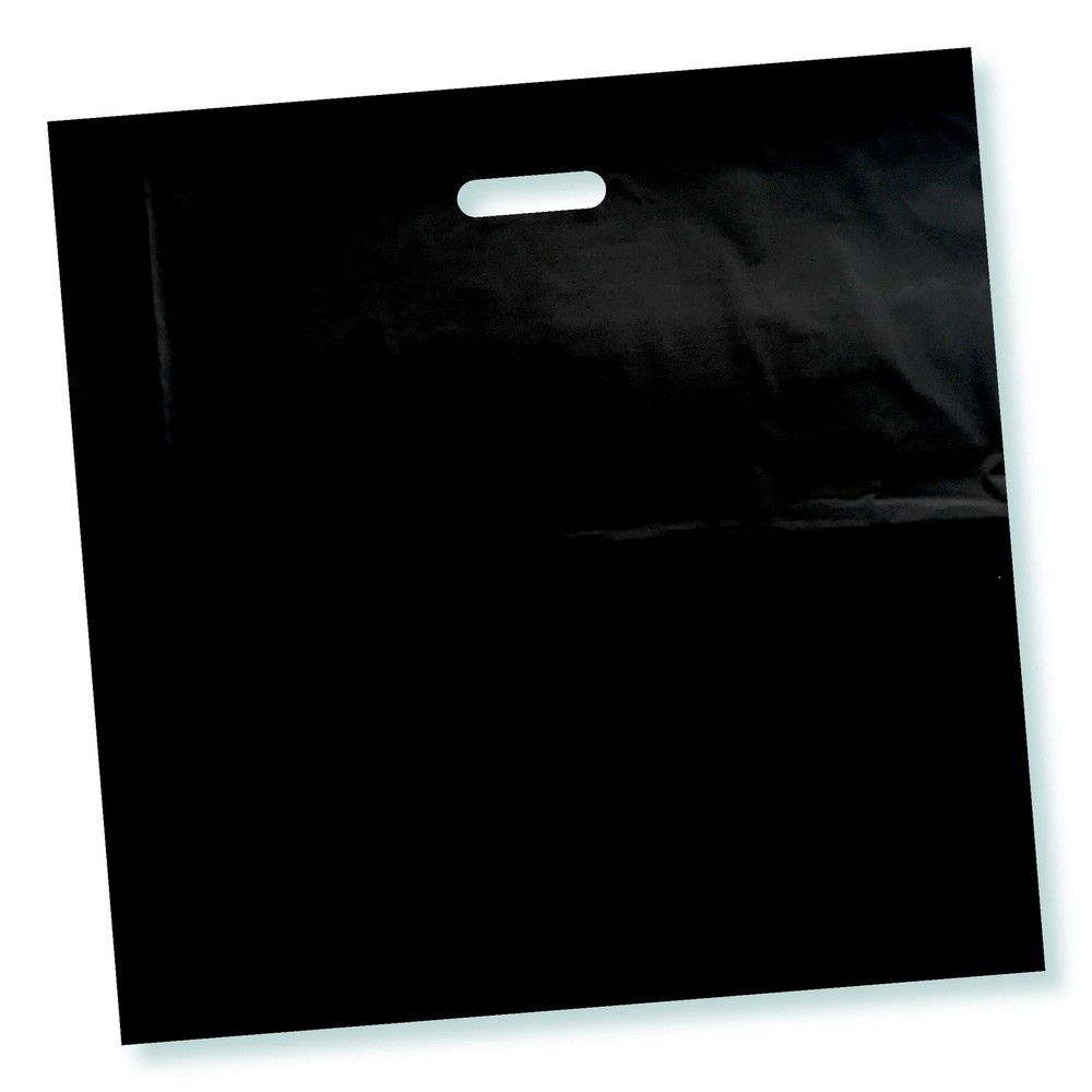 100 Pack 22″ x 22″ with 2 mil Thick Extra Large Black Merchandise Plastic Bags