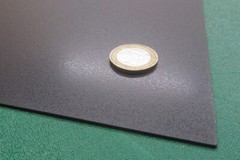 HDPE (Polyethylene) Sheet black, .015″ x 22″ x 48″, Textured Matte