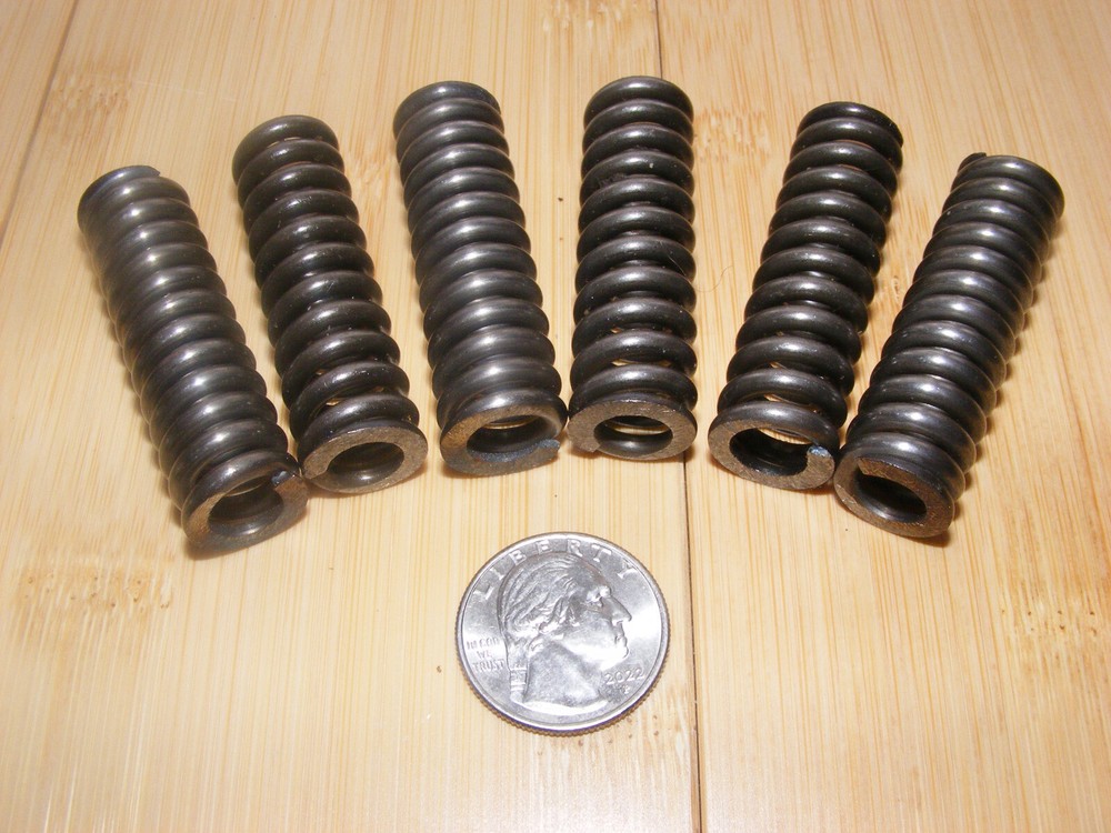 6 Pcs Small Compression Springs 2 in. (50.8 mm) Long x 5/8 in. (15.9 mm) OD