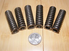 6 Pcs Small Compression Springs 2 in. (50.8 mm) Long x 5/8 in. (15.9 mm) OD