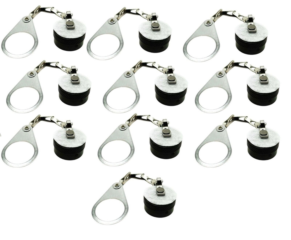 Amphenol Glenair MS3181-12N Mil Spec Dust Cap Protective Receptacle Cover 10 Pcs