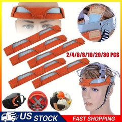 2/4/6/8/10Pcs Safety Helmet Sweatband Washable Cotton Hard Hat Liner Accessories