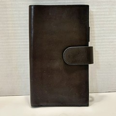 Gillio Slim Appunto Dark Brown Fits Hobonichi Weeks READ