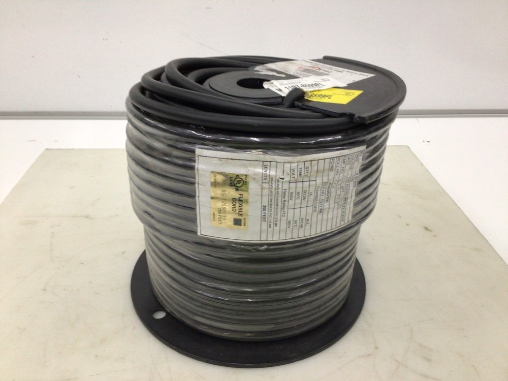 2TYG2 Portable Cord,3 Cond,16 AWG,SEOW,250ft 2TYG2