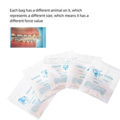 Dental Orthodontic Elastic Rubber Bands Latex Braces Zoo Pack 3.5/5.0/6.5 OZ