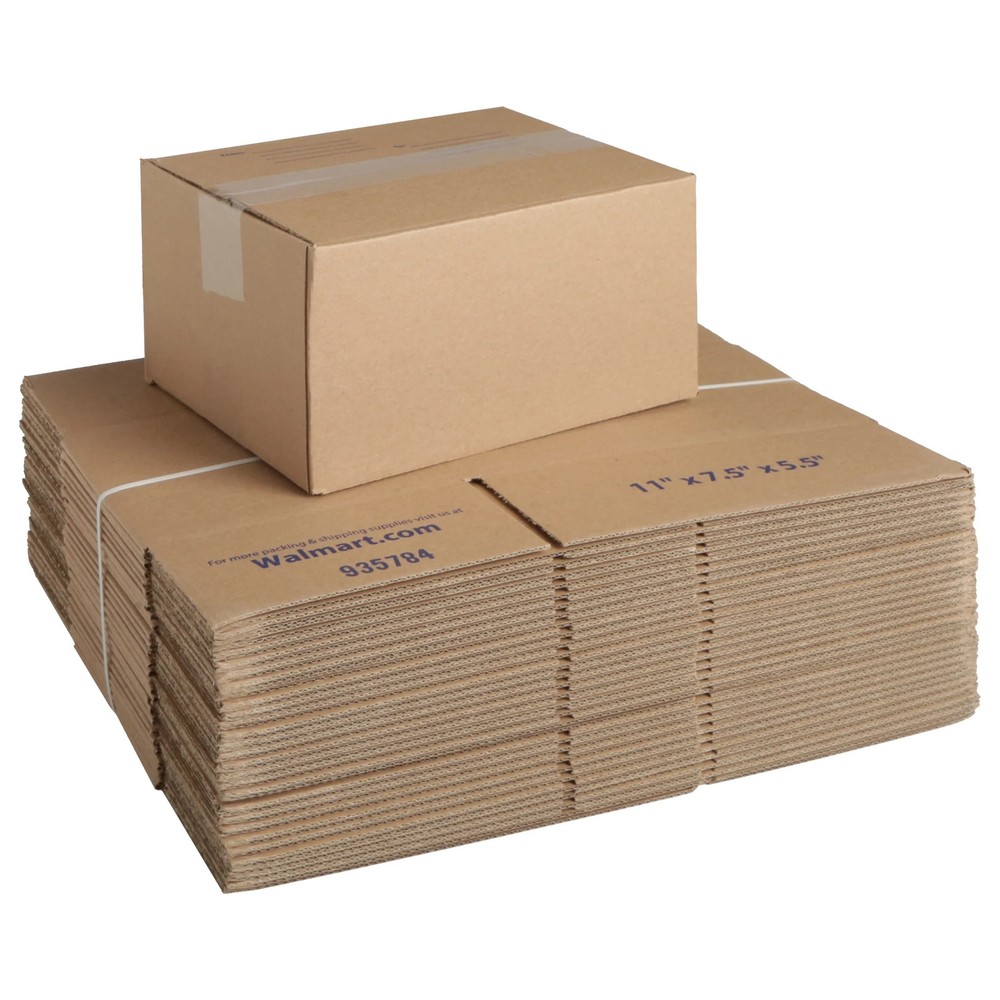 30 Count Recycled Cardboard Shipping Boxes 11×7.5×5.5 Inch Pen+Gear