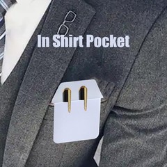 Pack of 10 Pocket Protectors, Heavy PVC Pen Holder Pouch, White