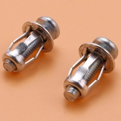 100Expansion Screw Petal Nut,Petal Shape Metal Nut with Screws Easy Installation