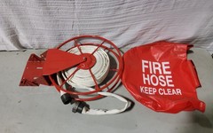Fire hose reel with 50ft 1.5″ Action fire hose