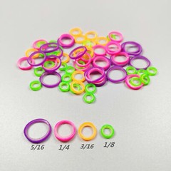 5000Pcs/Pack Dental Super Elastic Rubber Band Colorful ties 2.5/3.5/4.5/6.5OZ