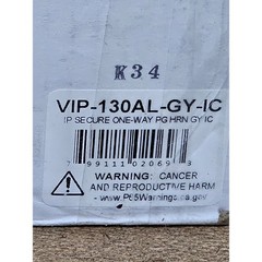 Valcom Paging Horn Unisex OS Gray Solid IP Secure VIP-130AL-GY-IC One-Way PG HRN