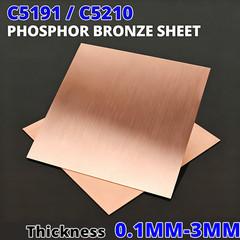 Phosphor Bronze Sheet Plate Metal Sheet Foil Plate Strip Thickness 0.1mm-3mm