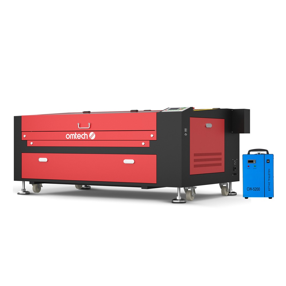 OMTech CO2 Laser Engraver Cutter Cutting Engraving Machine CW-5200 Water Chiller