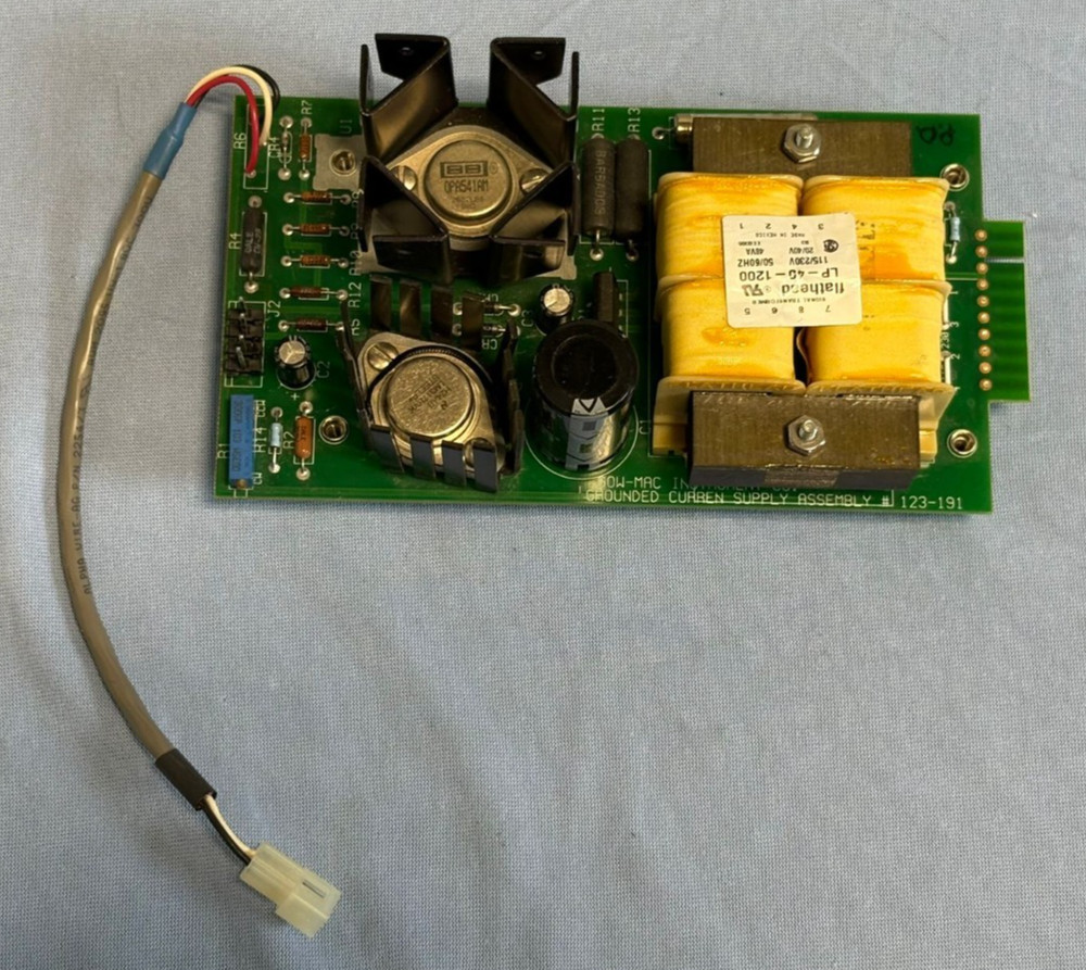 GOW-MAC Instrument Grounded Curren Supply Assembly PCB Board 123-191, 126-263