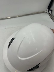 MALTA DYNAMICS Type 2 Full Brim Safety Helmet White Adjustable 54-63 Cm