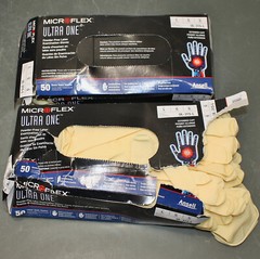 Large lot of Disposable Gloves Nitrile Vinyl Latex, Sizes S / M / L / XL, Exam