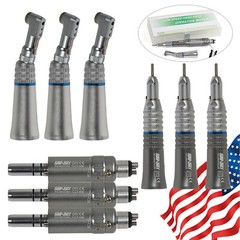 NSK Style Dental Slow Low Speed Handpiece Straight Contra Angle Air Motor 4H/2H