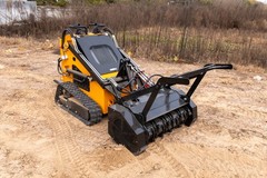 MINI Skid Steer Loader 32” Forestry Mulcher Attachment USA STOCK
