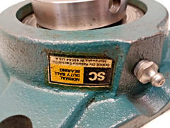 Dodge F4B-SC-204-Springlok (MISSING COLLAR) Flange Bearing 4-bolt 2.250 bore