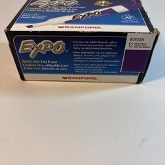 Lot of Vintage 2000 Expo Dry Erase Sanford Marker Purple 83000 USA Smells