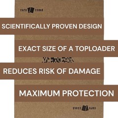 Card Coats Trading Shipping Pads for Toploaders (100 Pack) Natural Brown