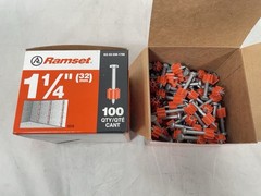 Ramset 1510 Drive Pins 1-1/4″ | 200 Count Total | 2 Boxes of 100 | 1.25 inch