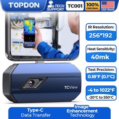 TOPDON TC001 Thermal Imaging Camera 256×192 40mK USB Type C Android OneGrade