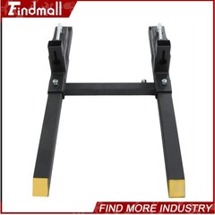 Findmall 43″ Clamp on Pallet Forks 2000lbs Heavy Duty Quick Attach Bucket Fork