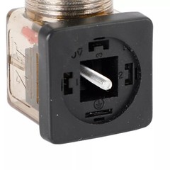 20PCS Din 43650-A PG11 Solenoid Coil Connector Socket With Led 24V Dc 24 Pole