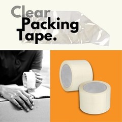 3″ x 100 Yards (300 ft) Clear Carton Sealing Packing Shipping Tape – 24 Rolls
