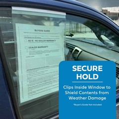 Clip-On Buyers Guide Hangers / Window Form Holders (50 per pack)