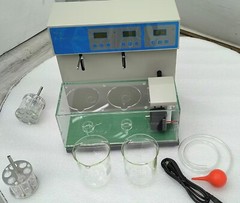 Double Cups Equipment Tablet Disintegration Tester 110V Brand New