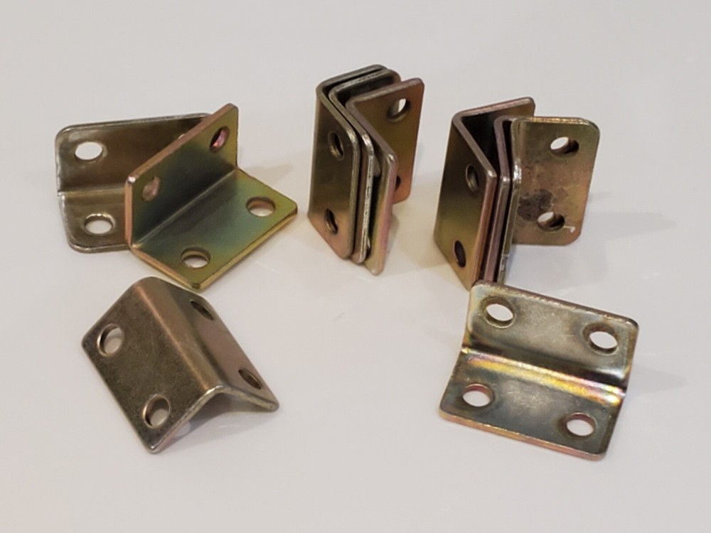 10PCS Steel Angle Bracket ,Heavy Duty L Brackets 1-1/2 inch x 1 inch