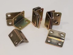 10PCS Steel Angle Bracket ,Heavy Duty L Brackets 1-1/2 inch x 1 inch
