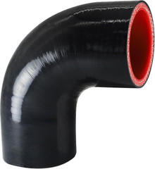 90 Degree Elbow ID 2.5” (63Mm) Silicone Hose Coupler, Reinforced 4-Layer Wall