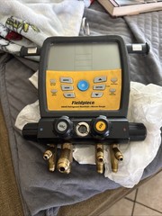 Fieldpiece SM480V 4-port SMAN Refrigerant Manifold w/ Micron Gauge HVAC Tested