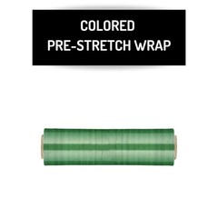 8 Rls 15″x1476′ 30 Ga Packing & Shipping Hand Pre-Stretch Wrap Shrink Film Green