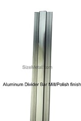 8ft Aluminum Divider Bar – Polished – 8 PCS